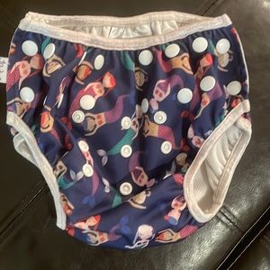 Beau & Belle Girls Swim Diaper Mermaids